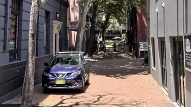 The laneway called Devonshire St, which runs between King and Hunter streets in Newcastle, where two men were stabbed during an attack on January 19, 2023. Picture: Google Maps.