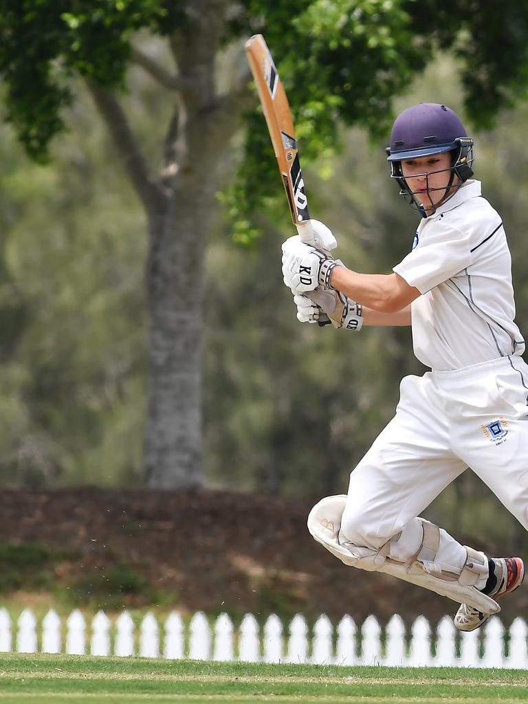 Brisbane Grammar School batsman Angus Tolhurst. . Picture, John Gass