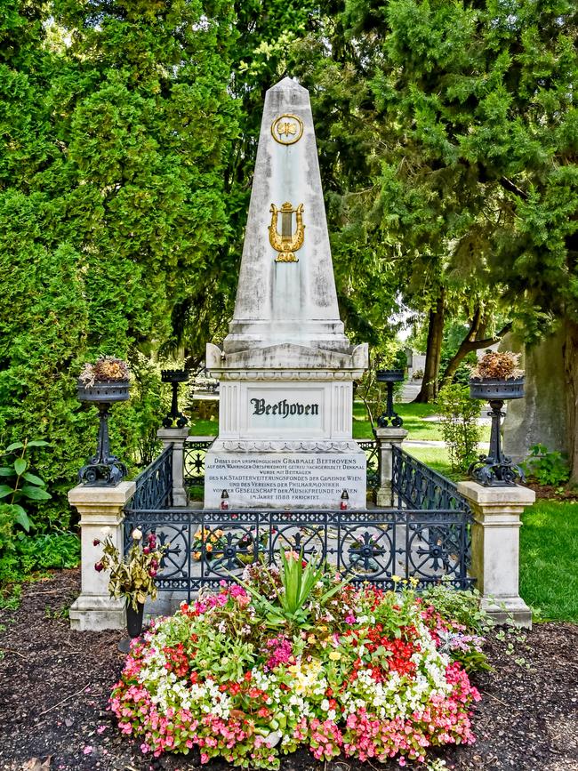 Ludwig van Beethoven's grave in Vienna. Picture: Alamy