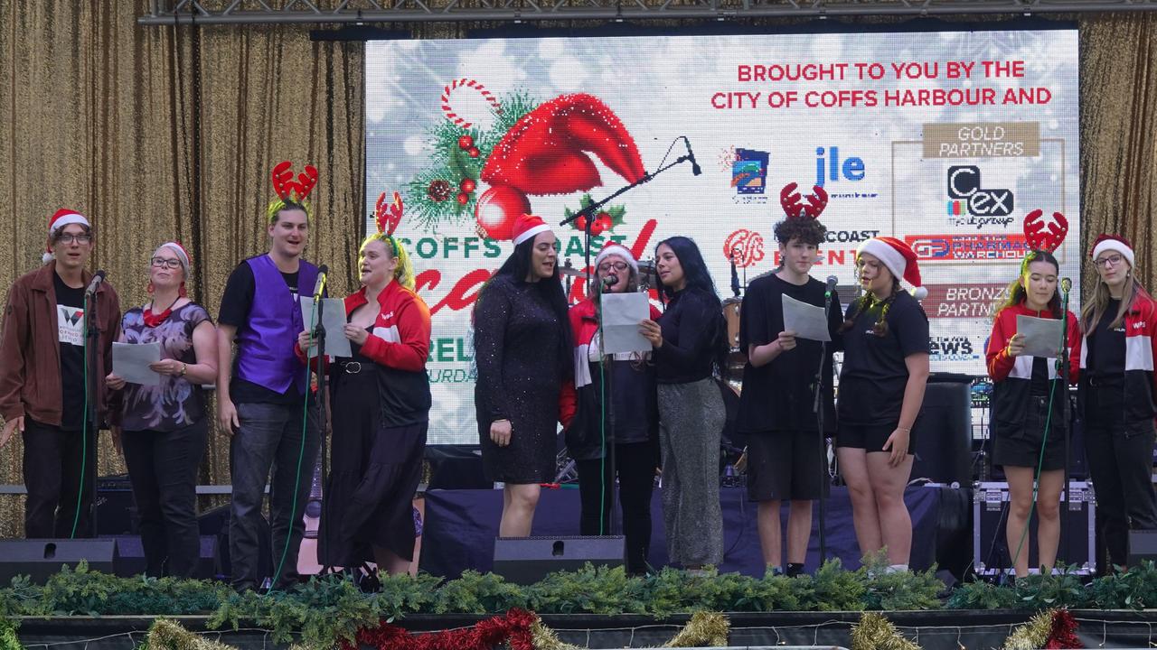 The Woolgoolga Performing Arts Choir. Picture: Chris Knight