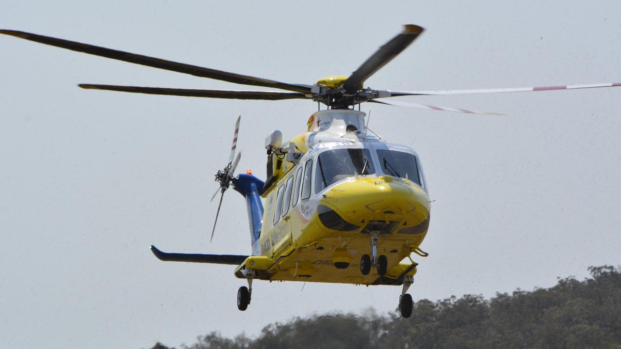 A LifeFlight Helicopter is on its way to a South Burnett property after a man was injured in a quad bike accident.