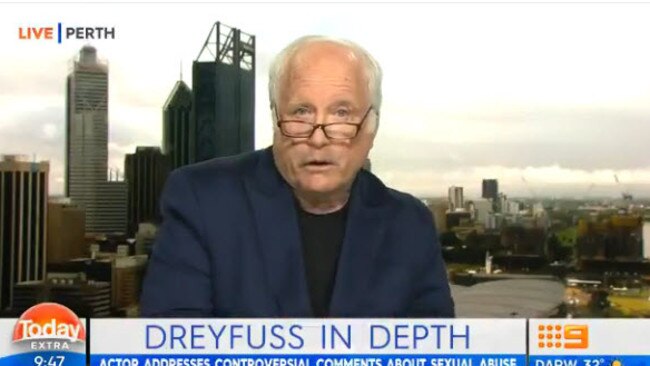 Richard Dreyfuss sounds off on Today.