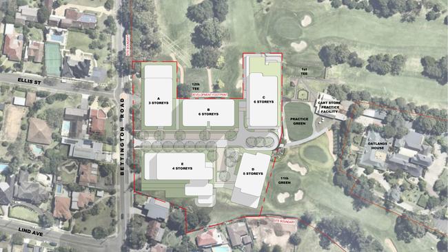 Architectural drawings of the new apartment development.