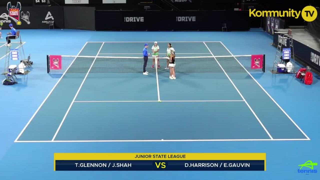 Replay: Taylor Glennon / Jia Shah (ETKG) v Dayna Harrison / Christina Bennett (Seacliff) – Tennis SA State League Grand finals Day 1