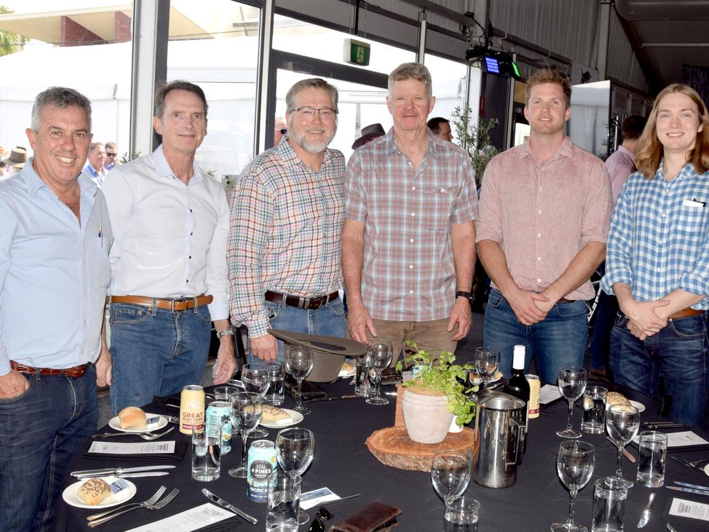 BEEF AUSTRALIA 21: Scott Beaumont, Bradley Duke, Neil Dunne, Craig Dunne and Brendan Duke at the Main Event Lunch