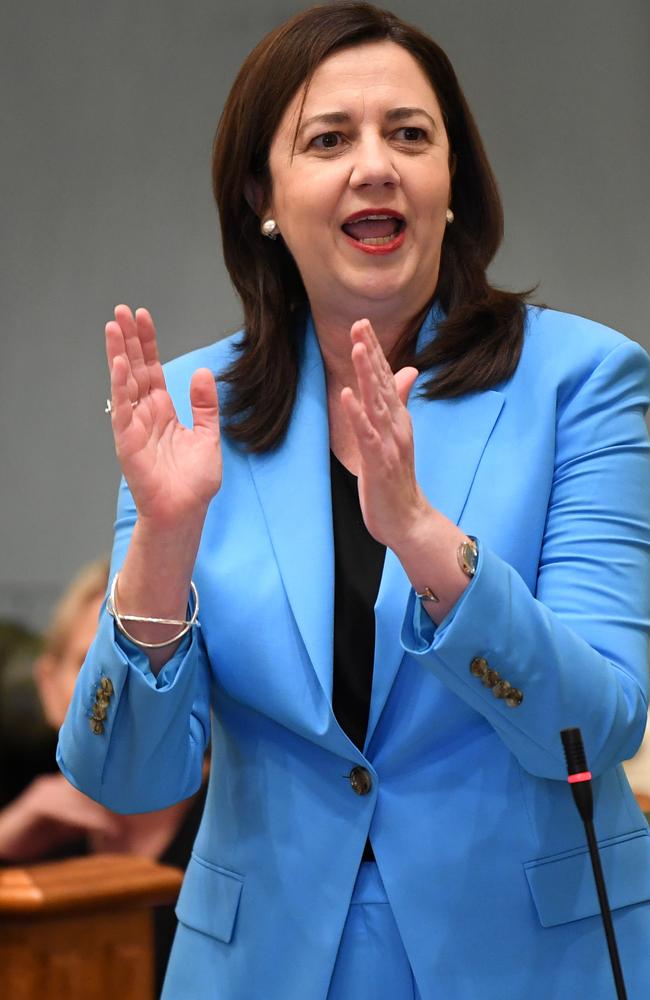 Queensland Premier Annastacia Palaszczuk’s departments spent almost $60,000 on alcohol in the last financial year. Picture: Dan Peled.