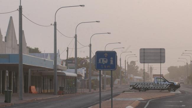 Looking east along the main street of Cloncurry. File picture: David Martinelli