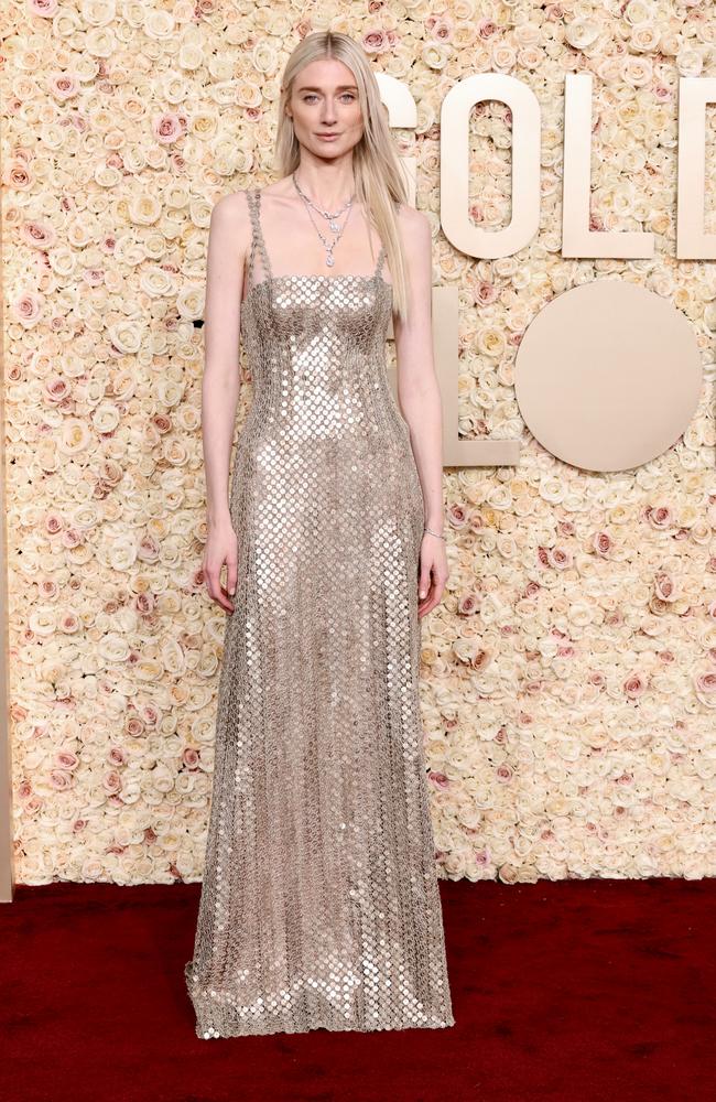 The Crown star Elizabeth Debicki at the Golden Globes. Picture: Getty Images