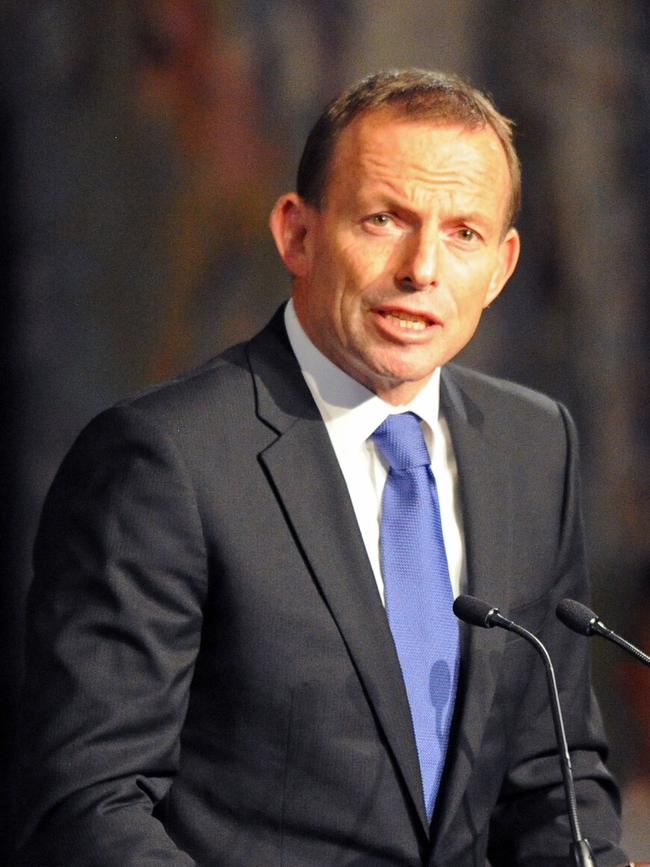 Former prime minister Tony Abbott