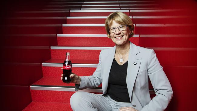 Coca-Cola Amatil CEO Alison Watkins. Hollie Adams/The Australian