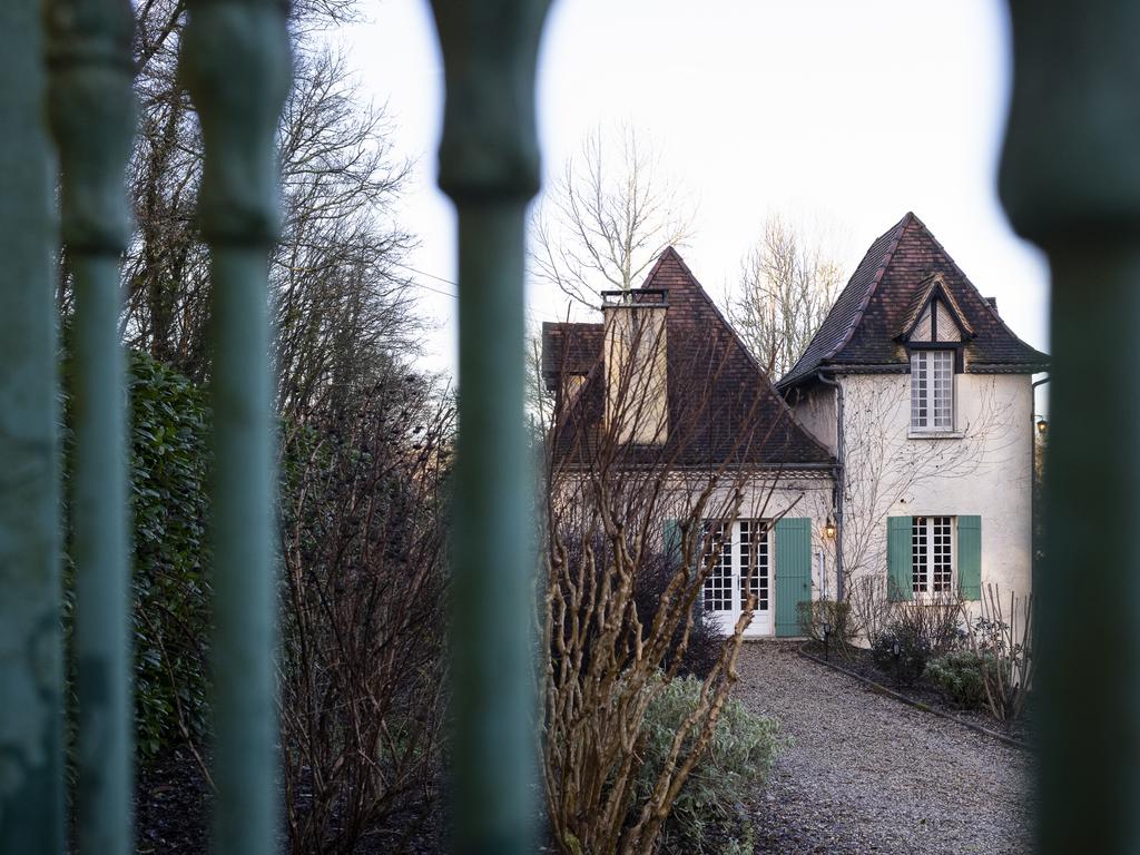 The house that Brittany Higgins now calls home in the French village of Lunes. Picture: Alexandre Dupeyron