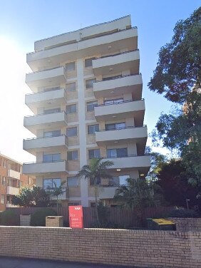 The unit block at 72 Great Western Highway Parramatta. Picture: Google Maps