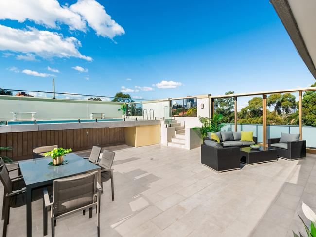 Roof with a view — and a pool.