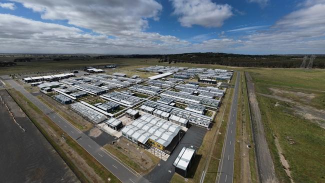 The near deserted $600m quarantine hub, the Centre for National Resilience, in Mickleham, Melbourne. Picture: Alex Coppel