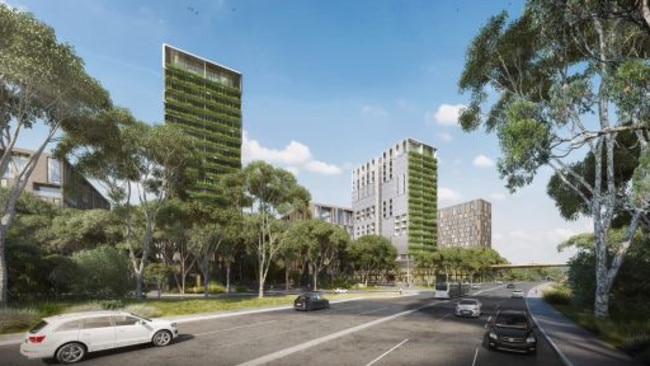 An artists impression of one proposed affrodable housing development in Frenchs Forest.