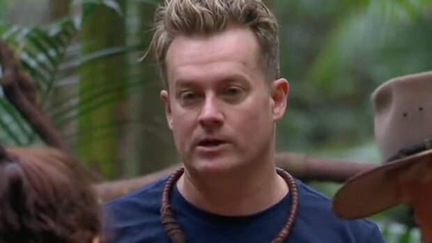 Grant Denyer appearing on I'm A Celeb earlier this year. Picture: Twitter.