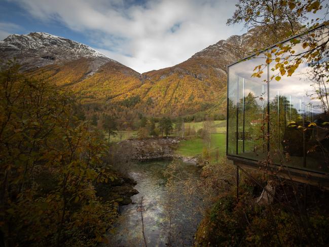 EMBARGO FOR TWAM 16 DEC 2023. FEE MAY APPLY.Juvet Landscape Hotel, Norway. Photo: Eric Ellioth