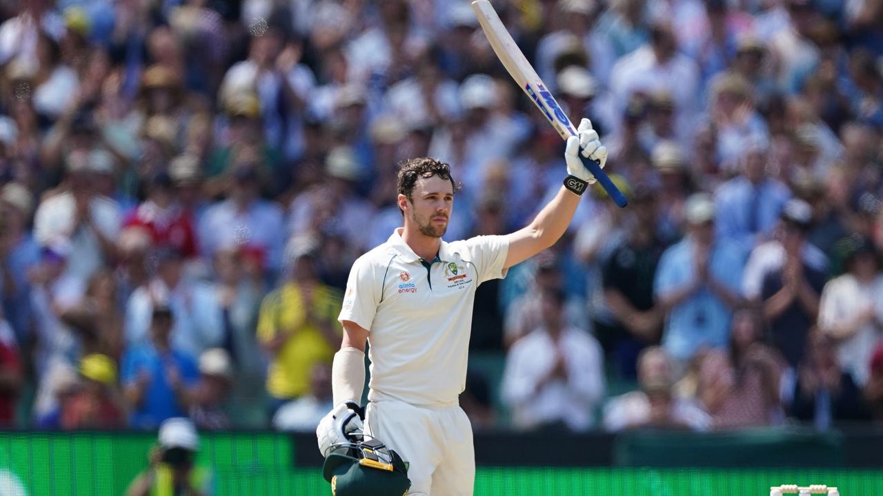 Travis Head scored a century against the Kiwis at the MCG last year.