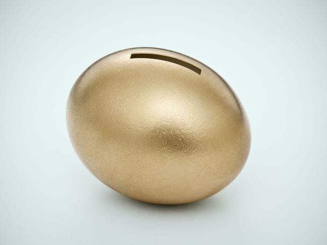 golden egg moneybox Pic. Thinkstock Pic. Thinkstock