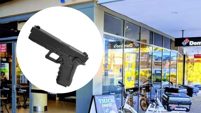 Hawkins entered Hornsby Domino’s with an illegal firearm.