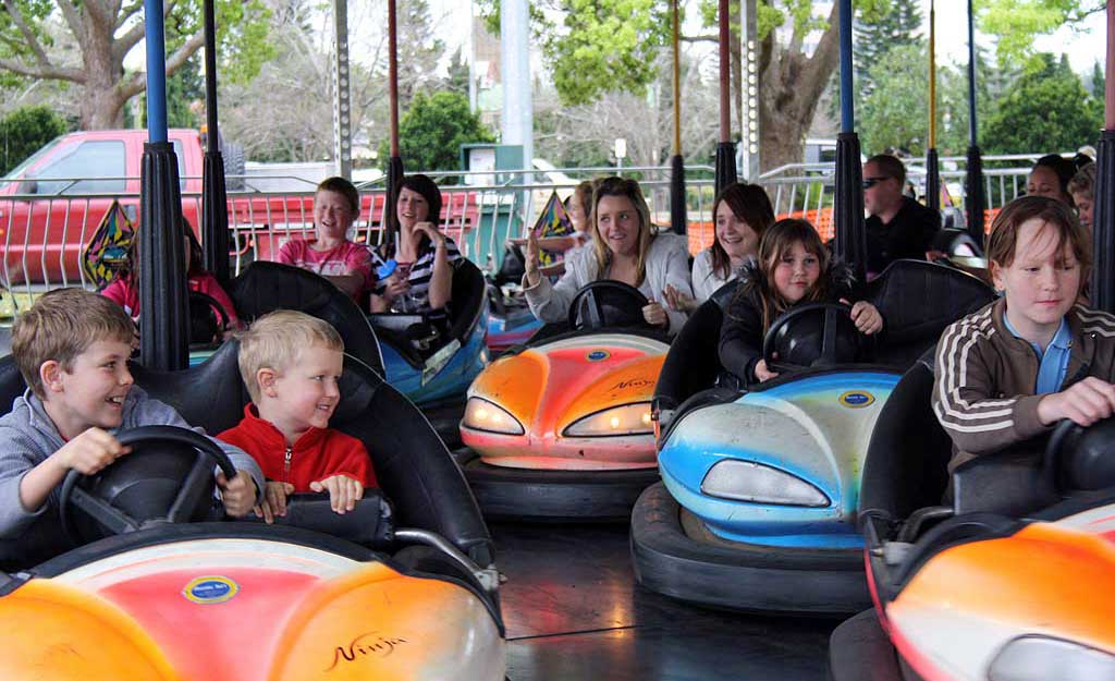 Action from sideshow alley during last year&#39;s Toowoomba Carnival of Flowers. Picture: Peter Hackney