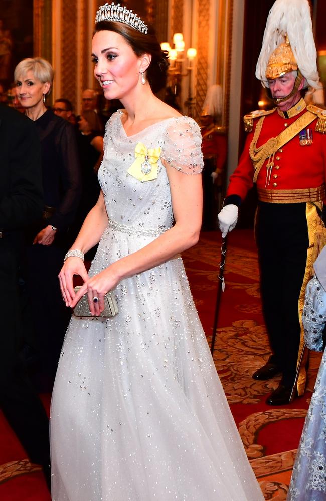 The Duchess of Cambridge looked especially regal. Photo: Victoria Jones/PA Wire