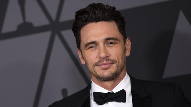 James Franco: “I cheated on everyone.” Picture: AFP