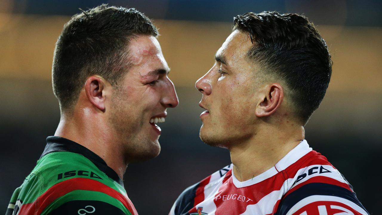 Sam Burgess and Sonny Bill Williams are both in Matty Johns’ team of the decade. Picture: Brett Costello