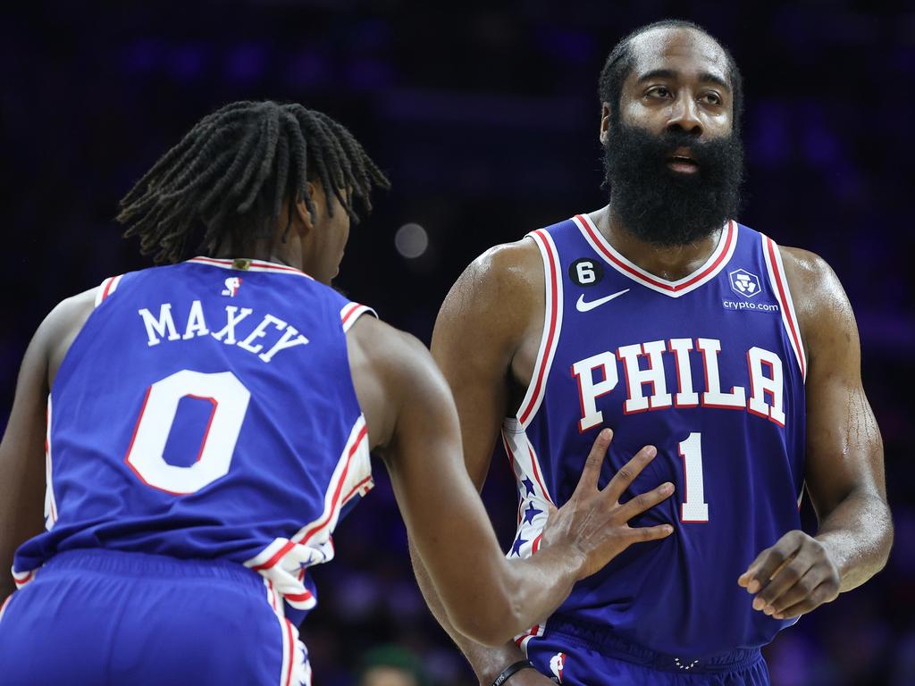 As James Harden makes home debut, Tyrese Maxey solidifies spot as Sixers'  third option - The Athletic