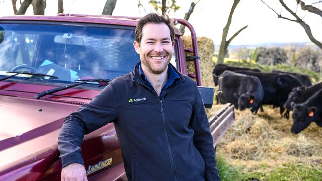 AgriWebb co-founder John Fargher and his team focus on solving real problems in the paddock. Pictures: Darren Leigh Roberts