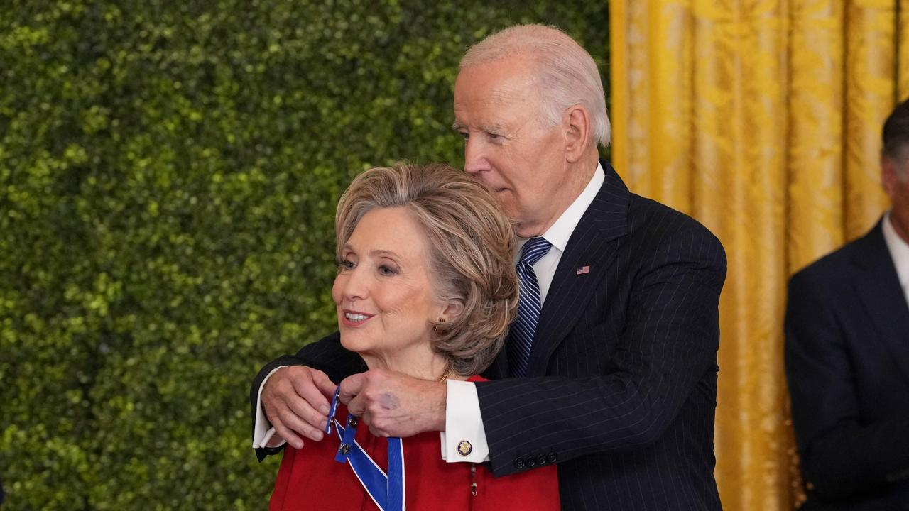 Hillary Clinton awarded Medal of Freedom