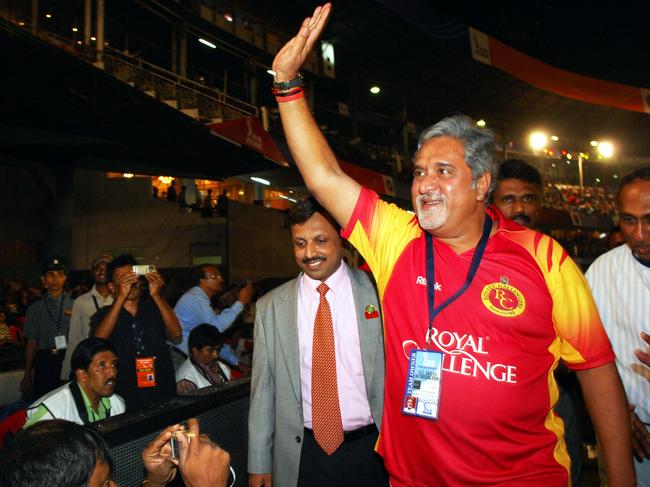 Mr Mallya was also the owner of the Bangalore Challengers Indian Premier League team.