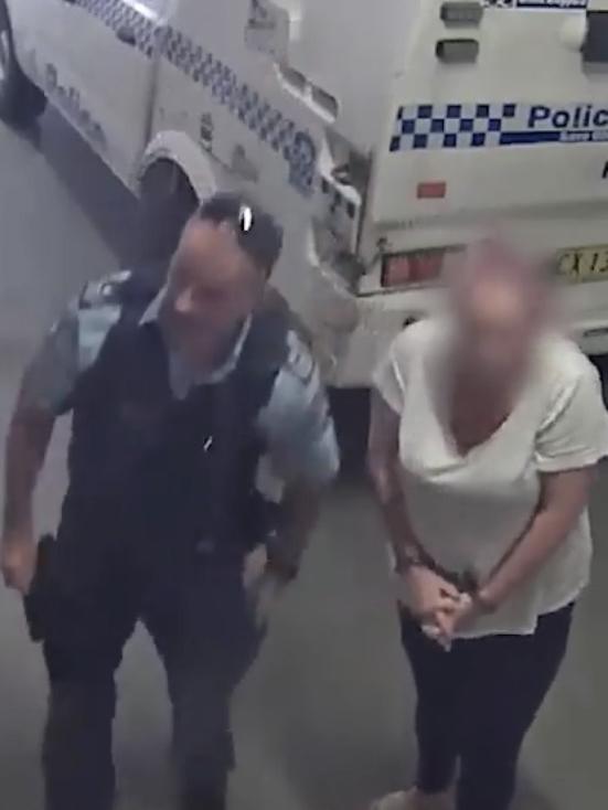 Marks after being arrested. Picture: NSW Police.