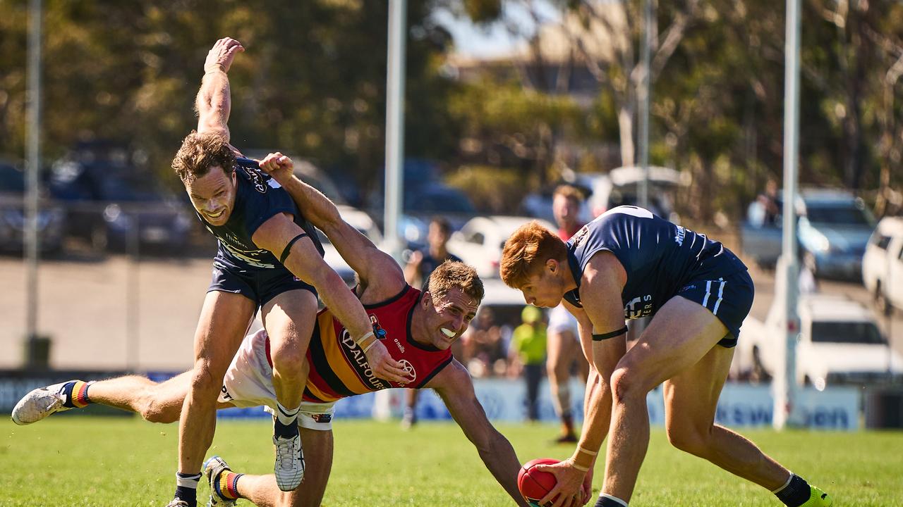 Jackson has played some SANFL for the Crows this year. Picture: Matt Loxton