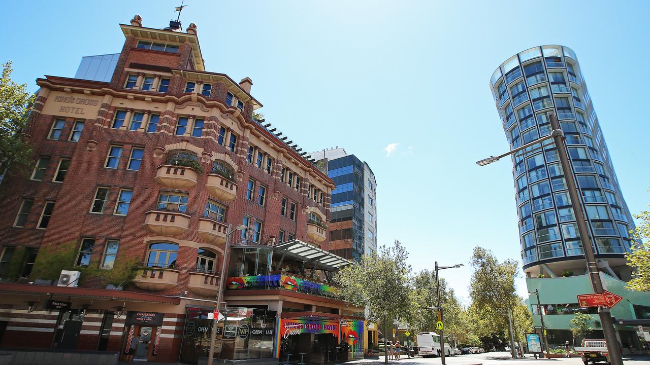 Sydney’s Kings Cross Hotel closed its rooftop bars due to complaints from residents in a new block opposite. Picture: Sam Ruttyn.