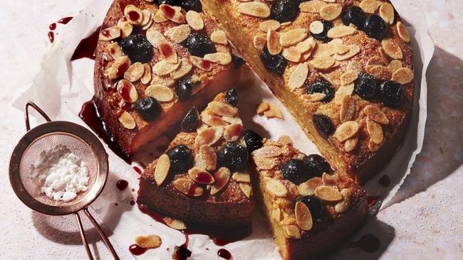 Go on, have a big slice: amarena cherry cake. Picture: Guy Bailey