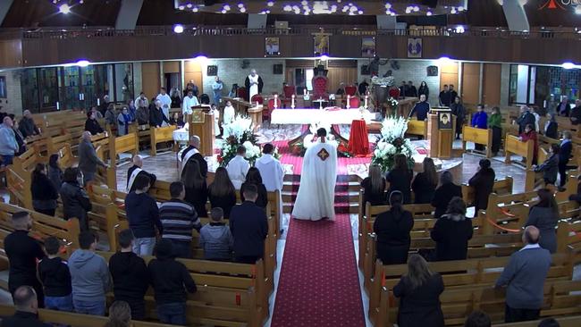 Worshippers at Our Lady of Lebanon Co-Cathedral are being urged to get tested for coronavirus. Picture: Youtube