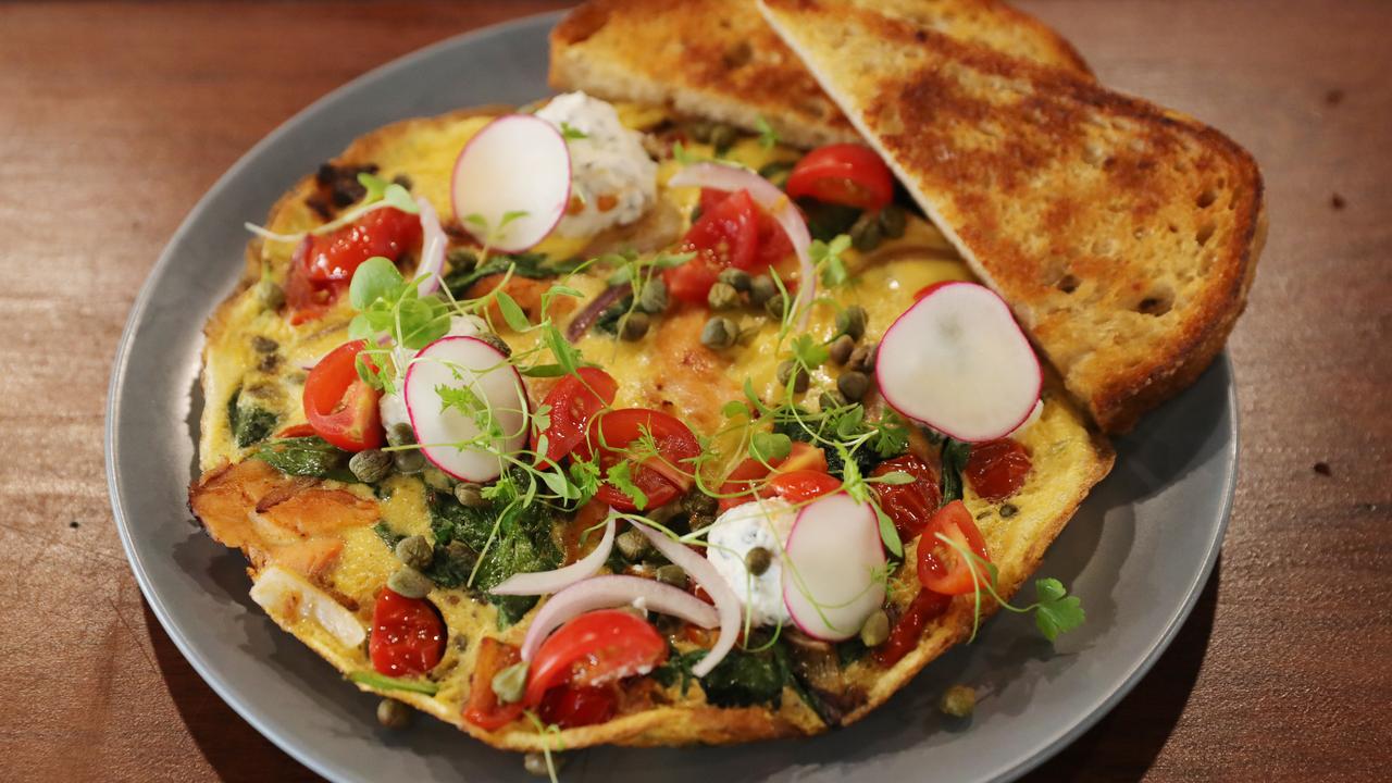 Hot Shott at Main Beach offers a healthy menu for children and gourmet omelettes for mum and dad. Picture: Glenn Hampson