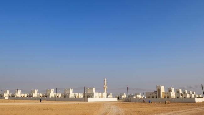 Oasis, houses with windtower that ensure cool temperatures in the houses