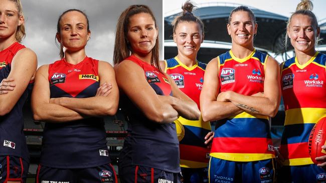 AFLW Grand Final teams art