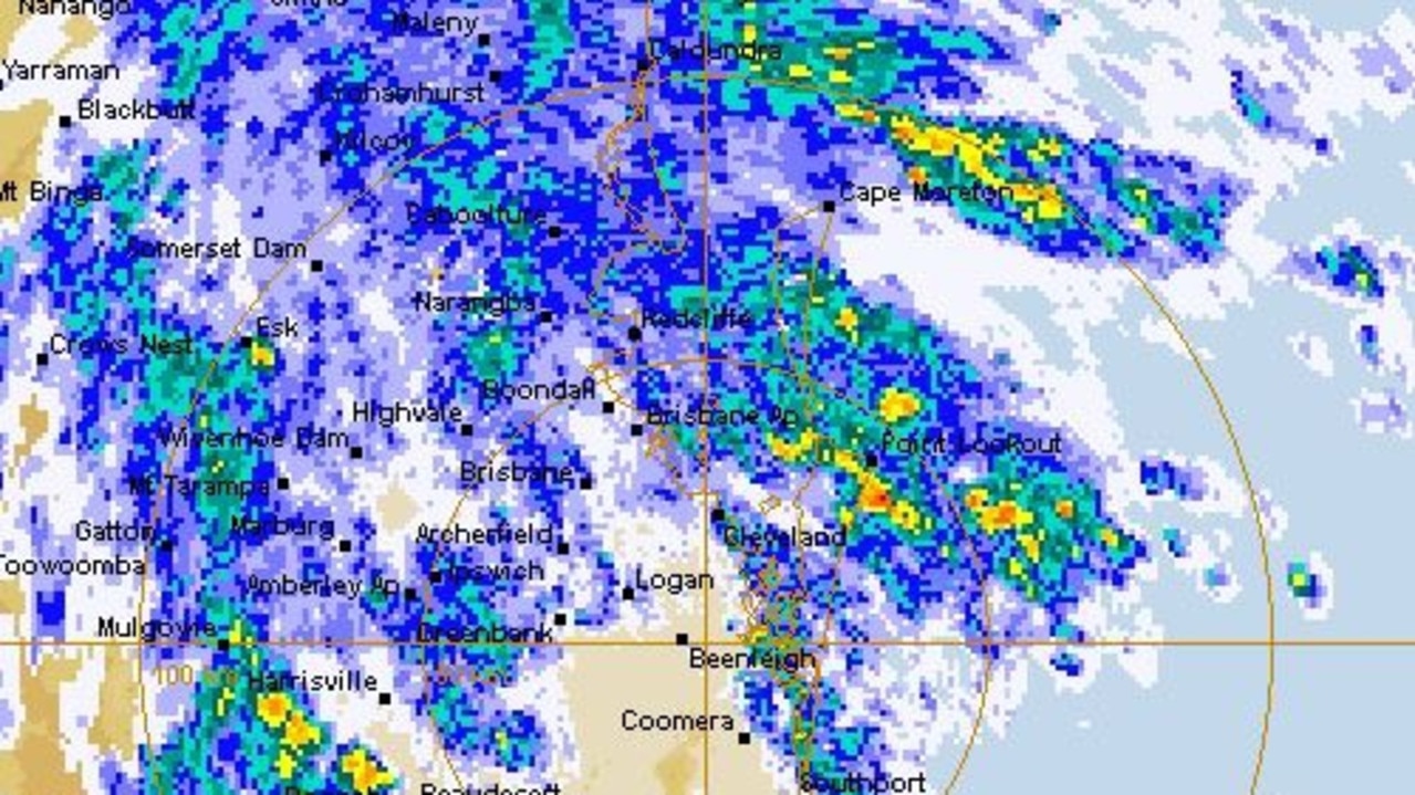 Gold Coast weather forecast Large band of rain heading towards Coast