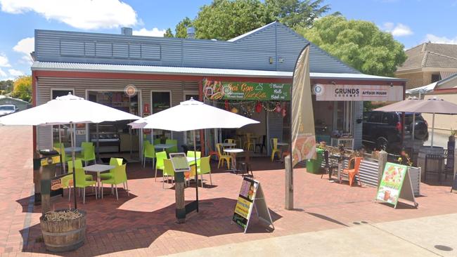 The row of shops at 44 Mount Barker Rd, Hahndorf, will be knocked down to make way for a new tourist accommodation centre. Picture: Google Maps