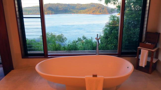 Soak up the view from the bathtub. Picture: Kate Schneider