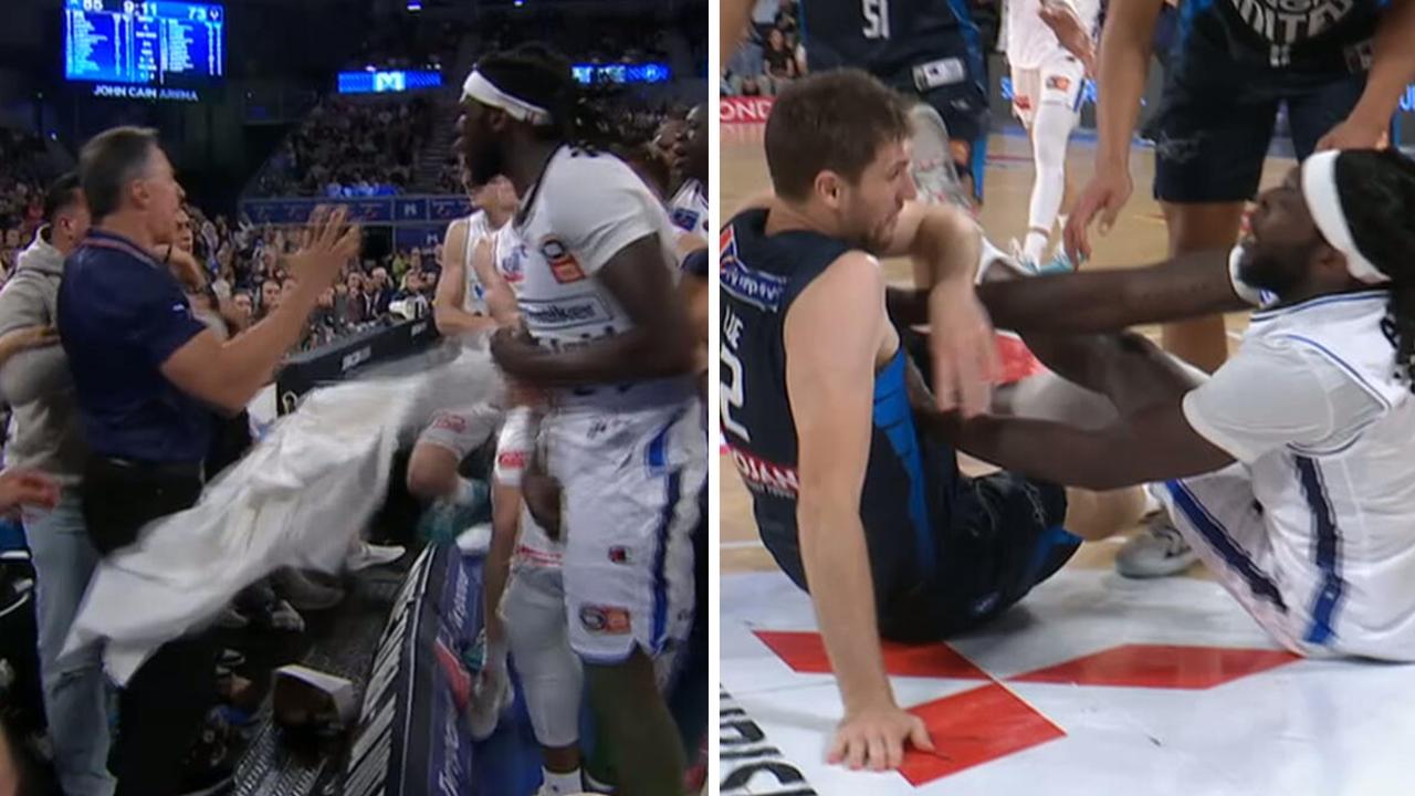 Several fans thrown out in ugly NBL scuffle scenes