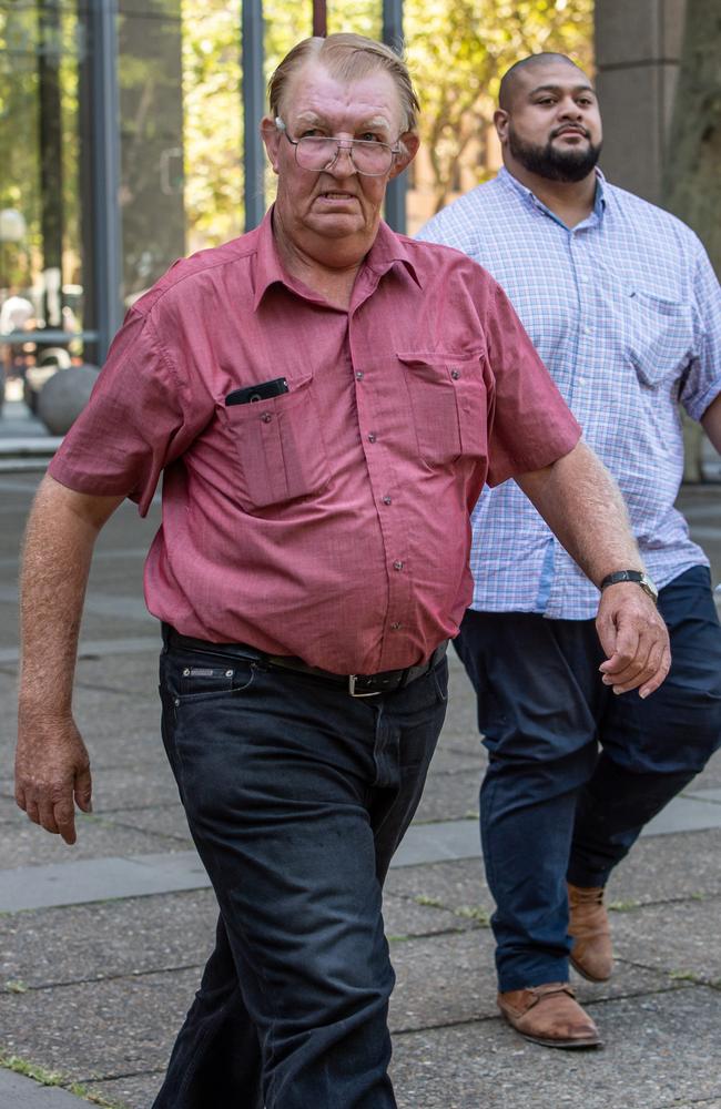 Brian Alan Bowdidge leaving Supreme Court. Picture: Monique Harmer