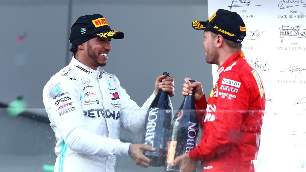 Lewis Hamilton admitted you ‘always have to mention Ferrari’ during contract negotiations. 