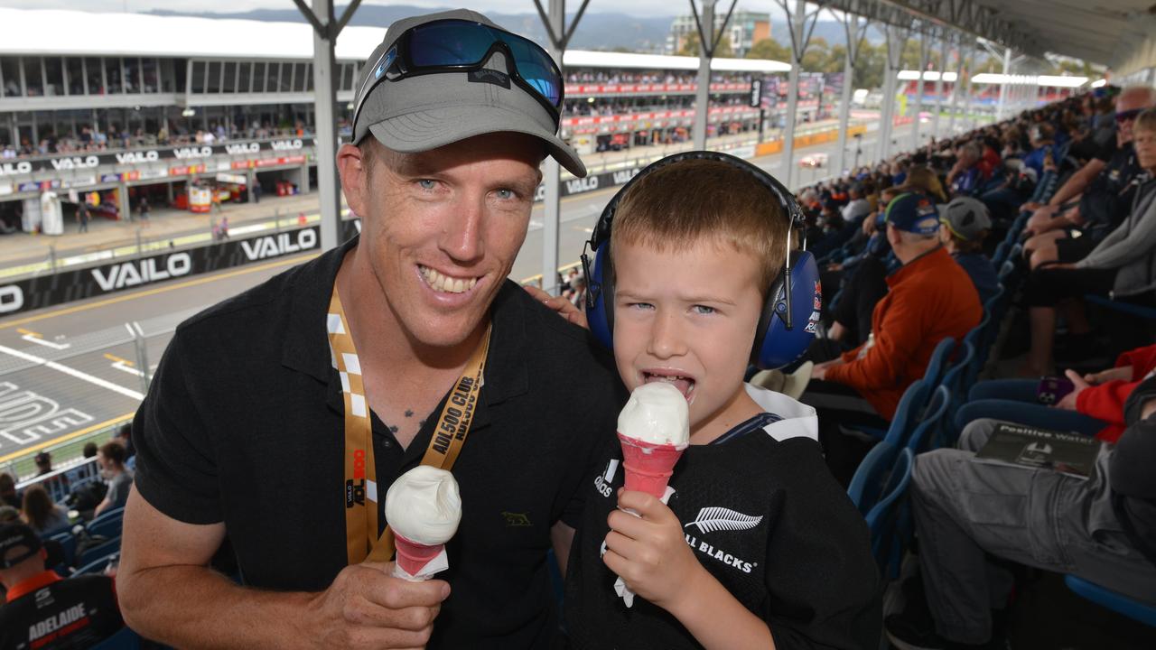 Fans at the Vailo Adelaide 500. Picture: Brenton Edwards