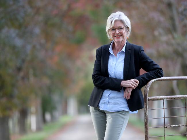 19/05/2019 Helen Haines at her home in Wangaratta. She has made history in Indi, becoming the first independent to succeed another independent in a federal seat.Picture: David Geraghty / The Australian.