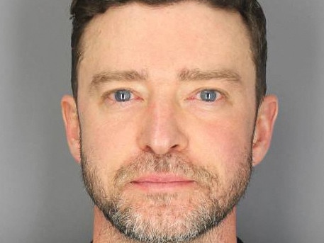 Justin Timberlake was busted for drink driving. Picture: AFP