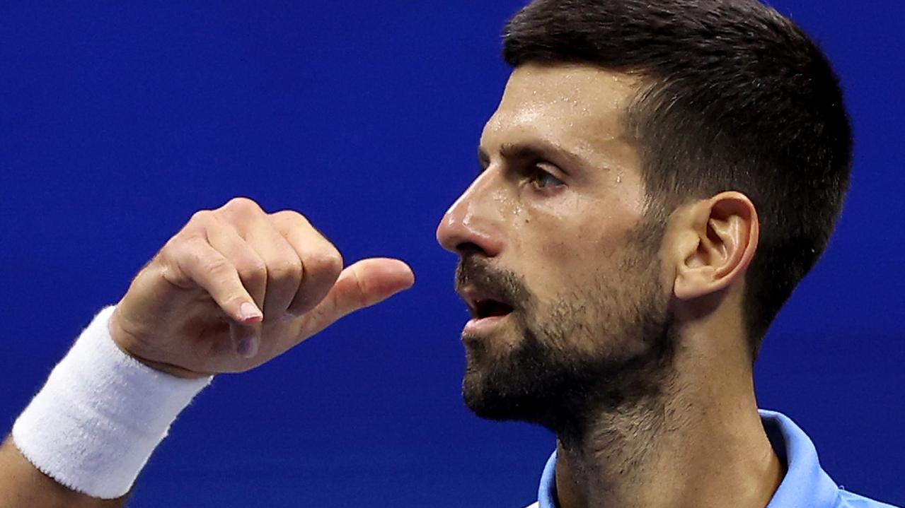 Novak Djokovic mocks Ben Shelton’s phone celebration after straight-sets semi-final win